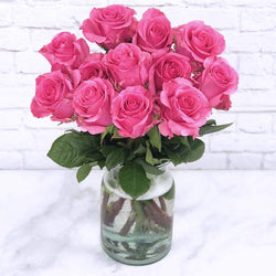 18 Pink Bubble Gum Roses